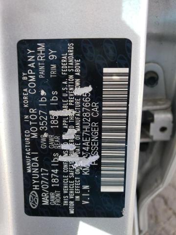 Photo 11 VIN: KMHCT4AE7HU287665 - HYUNDAI ACCENT 