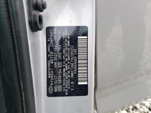 Photo 11 VIN: KMHCT4AE7HU289352 - HYUNDAI ACCENT 