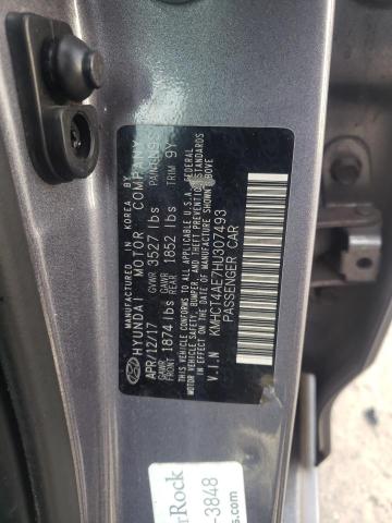 Photo 11 VIN: KMHCT4AE7HU307493 - HYUNDAI ACCENT 