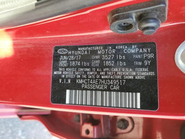 Photo 11 VIN: KMHCT4AE7HU349517 - HYUNDAI ACCENT 