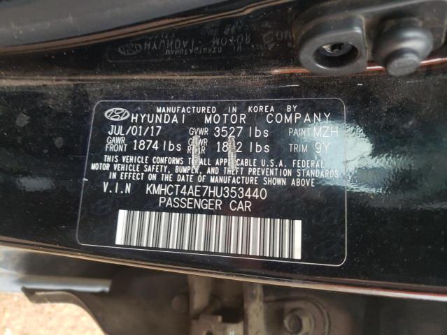 Photo 9 VIN: KMHCT4AE7HU353440 - HYUNDAI ACCENT SE 