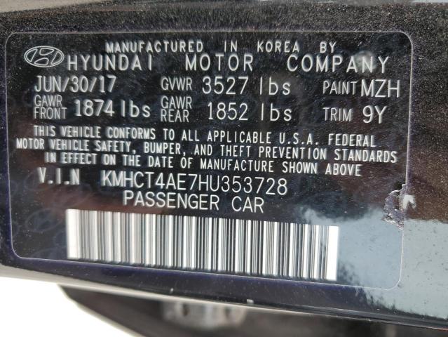 Photo 9 VIN: KMHCT4AE7HU353728 - HYUNDAI ACCENT SE 