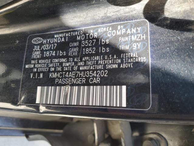 Photo 11 VIN: KMHCT4AE7HU354202 - HYUNDAI ACCENT 