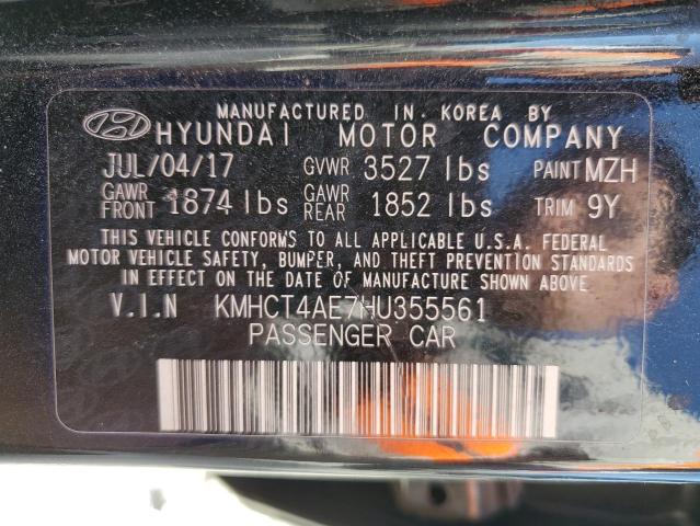 Photo 11 VIN: KMHCT4AE7HU355561 - HYUNDAI ACCENT SE 