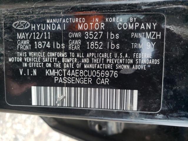 Photo 9 VIN: KMHCT4AE8CU056976 - HYUNDAI ACCENT GLS 