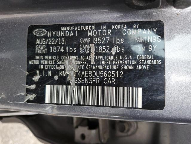 Photo 9 VIN: KMHCT4AE8DU560512 - HYUNDAI ACCENT GLS 