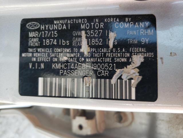 Photo 12 VIN: KMHCT4AE8FU900521 - HYUNDAI ACCENT GLS 