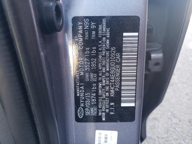 Photo 11 VIN: KMHCT4AE8GU010926 - HYUNDAI ACCENT SE 