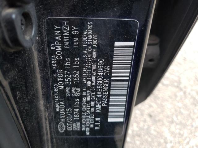 Photo 9 VIN: KMHCT4AE8GU048690 - HYUNDAI ACCENT SE 