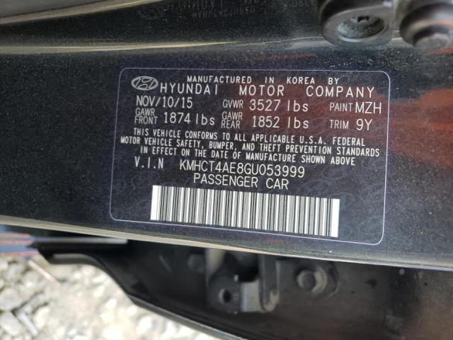 Photo 9 VIN: KMHCT4AE8GU053999 - HYUNDAI ACCENT SE 