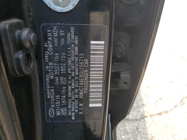 Photo 11 VIN: KMHCT4AE8GU156713 - HYUNDAI ACCENT SE 