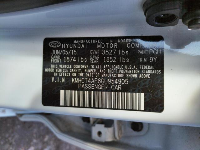 Photo 9 VIN: KMHCT4AE8GU954905 - HYUNDAI ACCENT SE 