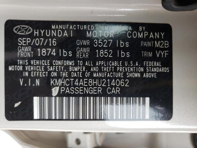 Photo 9 VIN: KMHCT4AE8HU214062 - HYUNDAI ACCENT SE 