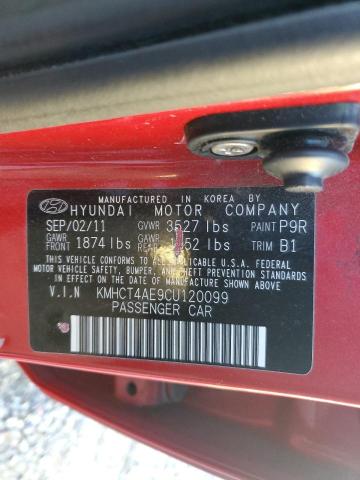 Photo 11 VIN: KMHCT4AE9CU120099 - HYUNDAI ACCENT GLS 