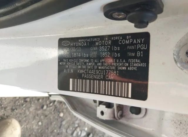 Photo 8 VIN: KMHCT4AE9CU177581 - HYUNDAI ACCENT 