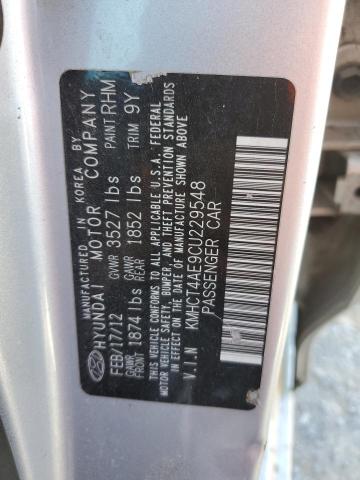 Photo 11 VIN: KMHCT4AE9CU229548 - HYUNDAI ACCENT GLS 