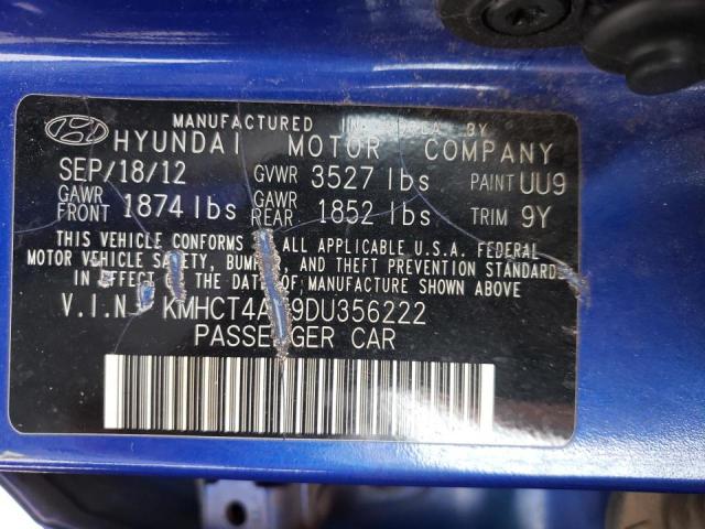 Photo 9 VIN: KMHCT4AE9DU356222 - HYUNDAI ACCENT GLS 