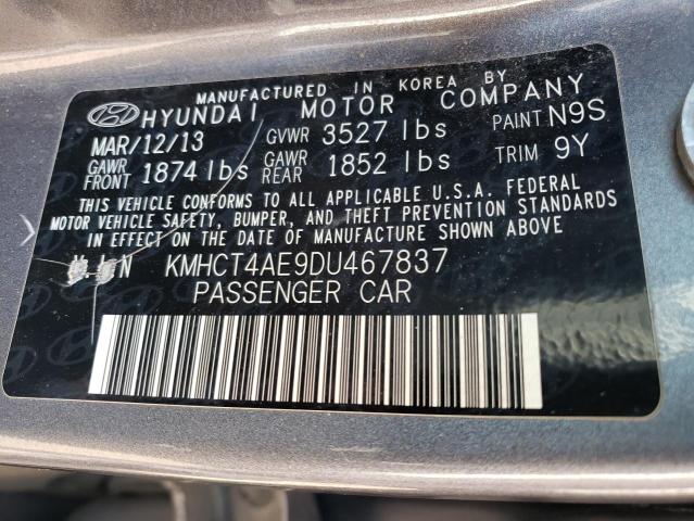 Photo 12 VIN: KMHCT4AE9DU467837 - HYUNDAI ACCENT GLS 