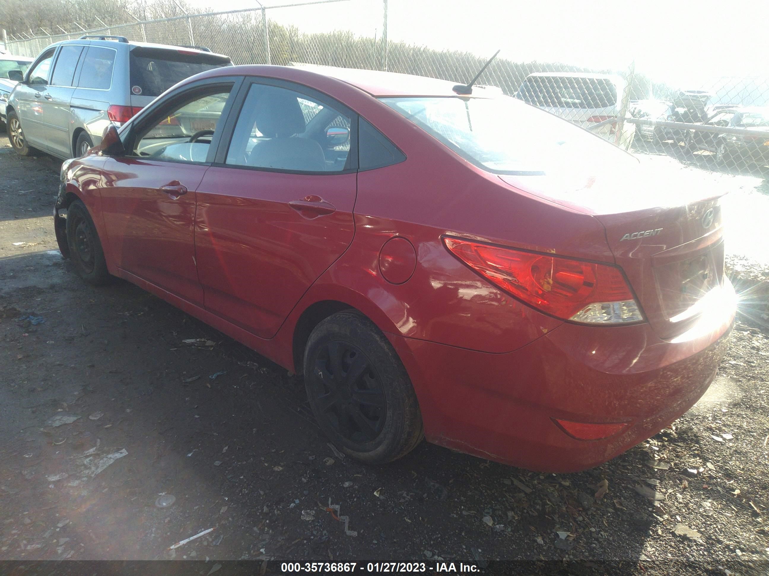 Photo 2 VIN: KMHCT4AE9DU553651 - HYUNDAI ACCENT 