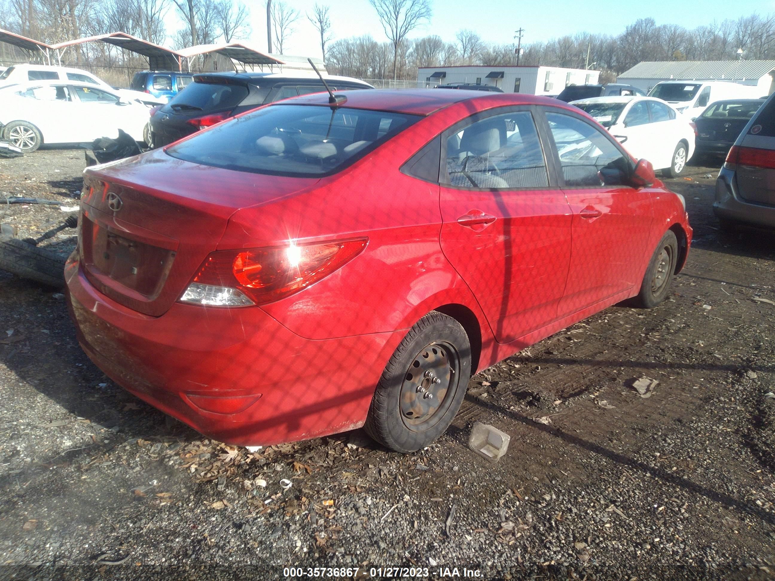 Photo 3 VIN: KMHCT4AE9DU553651 - HYUNDAI ACCENT 