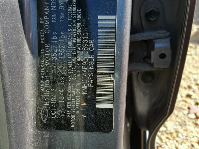 Photo 9 VIN: KMHCT4AE9EU589311 - HYUNDAI ACCENT GLS 