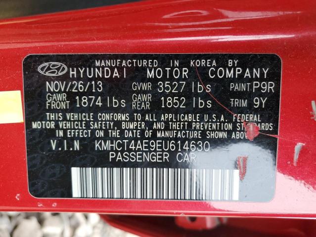 Photo 11 VIN: KMHCT4AE9EU614630 - HYUNDAI ACCENT 