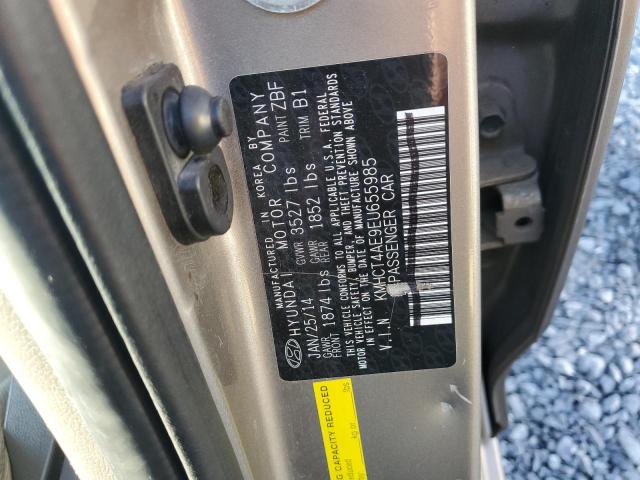 Photo 11 VIN: KMHCT4AE9EU655985 - HYUNDAI ACCENT GLS 