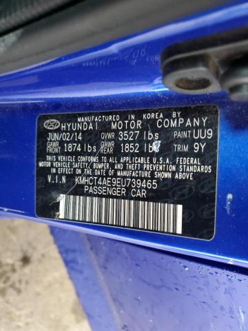 Photo 12 VIN: KMHCT4AE9EU739465 - HYUNDAI ACCENT GLS 