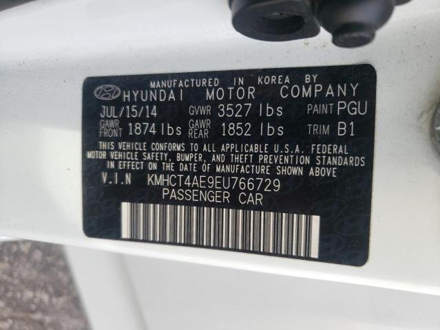 Photo 12 VIN: KMHCT4AE9EU766729 - HYUNDAI ACCENT GLS 