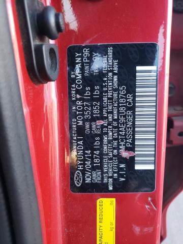 Photo 12 VIN: KMHCT4AE9FU818765 - HYUNDAI ACCENT GLS 