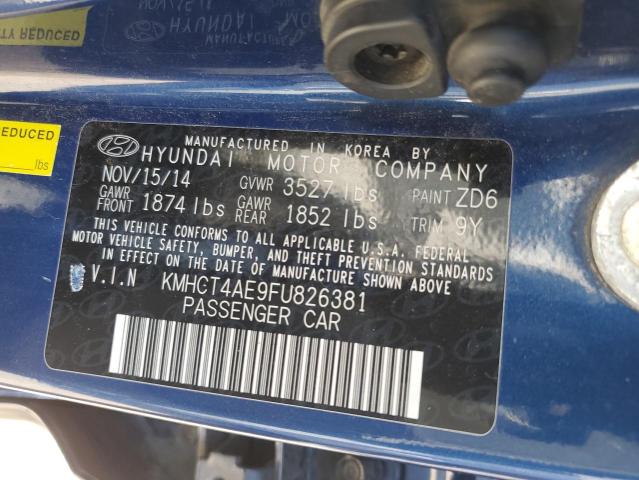 Photo 11 VIN: KMHCT4AE9FU826381 - HYUNDAI ACCENT 