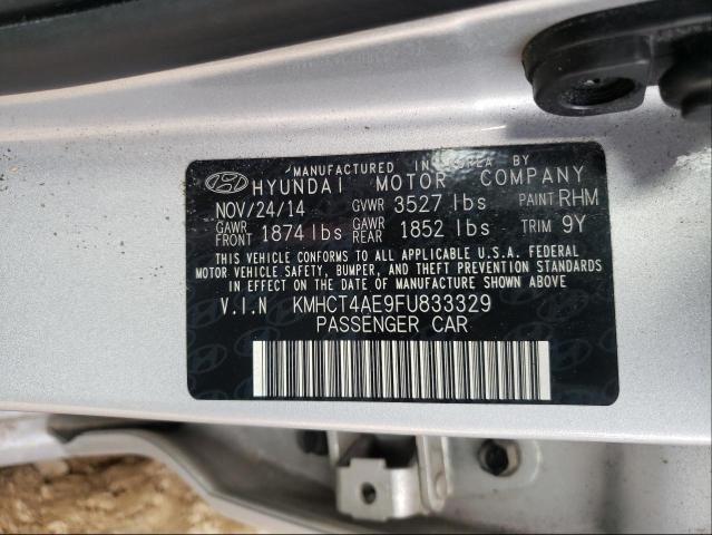 Photo 9 VIN: KMHCT4AE9FU833329 - HYUNDAI ACCENT GLS 