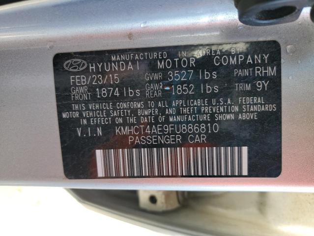 Photo 11 VIN: KMHCT4AE9FU886810 - HYUNDAI ACCENT GLS 