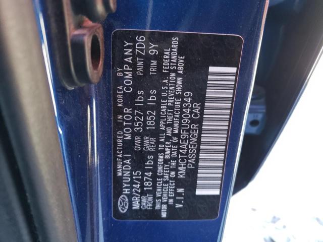 Photo 11 VIN: KMHCT4AE9FU904349 - HYUNDAI ACCENT GLS 