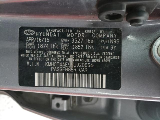 Photo 9 VIN: KMHCT4AE9FU920664 - HYUNDAI ACCENT GLS 