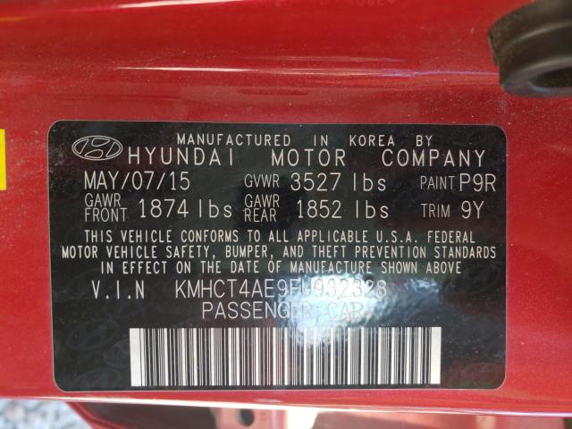 Photo 9 VIN: KMHCT4AE9FU932328 - HYUNDAI ACCENT GLS 