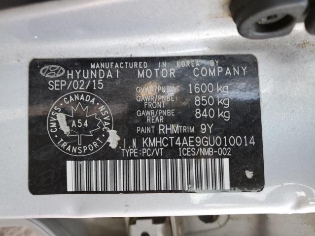 Photo 11 VIN: KMHCT4AE9GU010014 - HYUNDAI ACCENT 