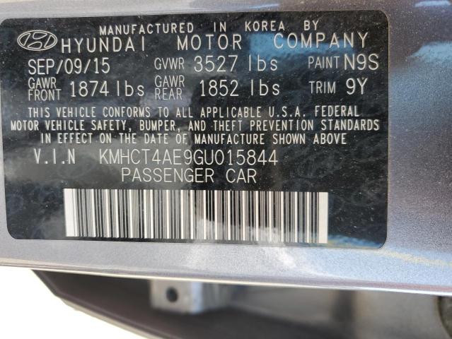 Photo 11 VIN: KMHCT4AE9GU015844 - HYUNDAI ACCENT SE 