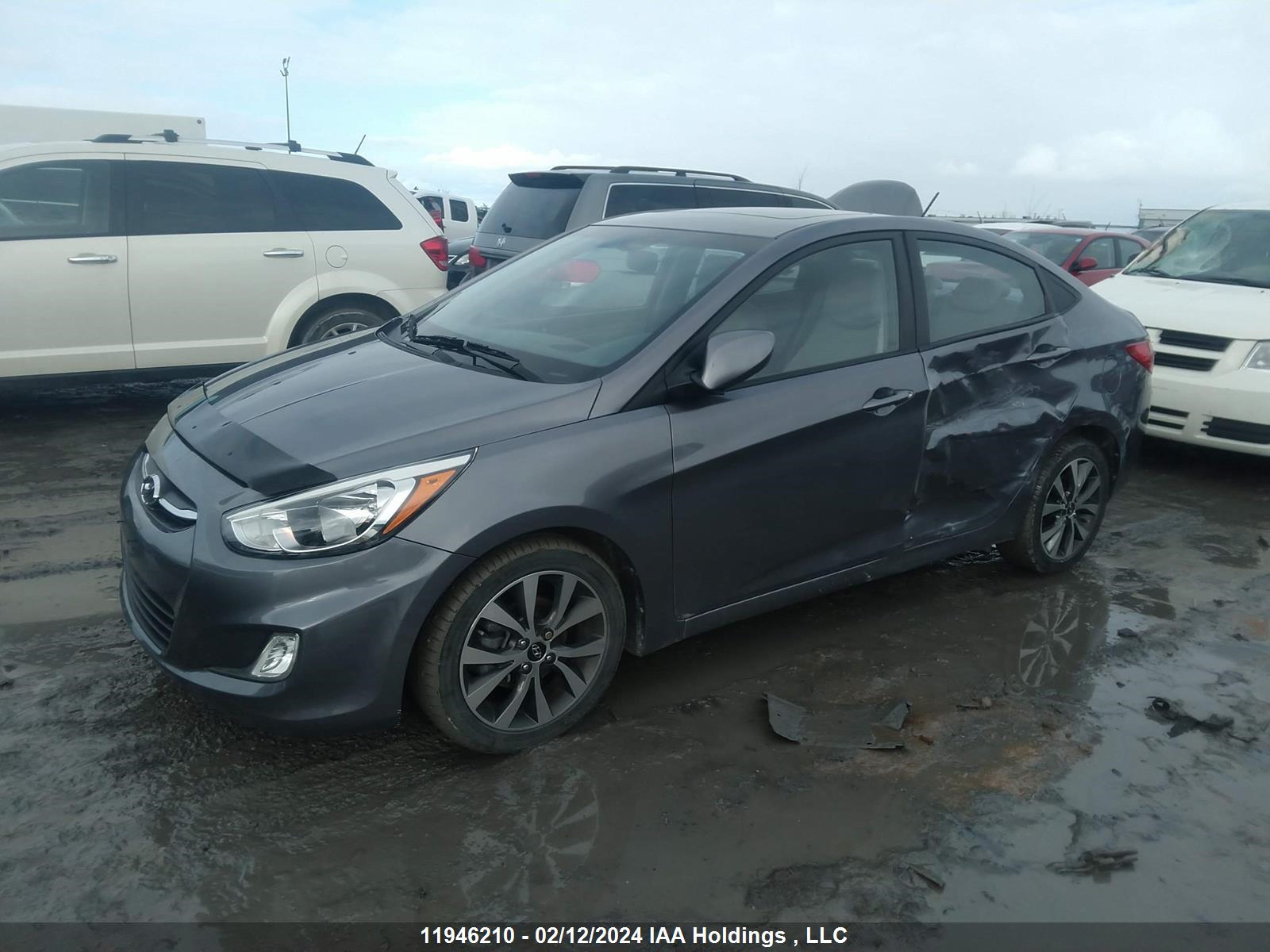 Photo 1 VIN: KMHCT4AE9GU047595 - HYUNDAI ACCENT 