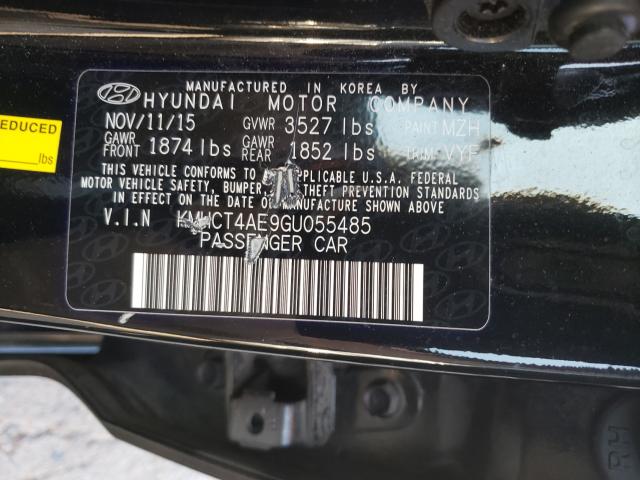 Photo 9 VIN: KMHCT4AE9GU055485 - HYUNDAI ACCENT SE 