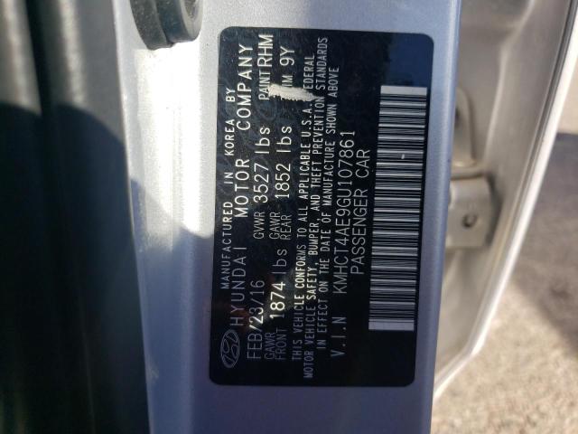 Photo 11 VIN: KMHCT4AE9GU107861 - HYUNDAI ACCENT SE 