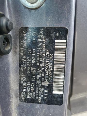 Photo 11 VIN: KMHCT4AE9GU112767 - HYUNDAI ACCENT SE 