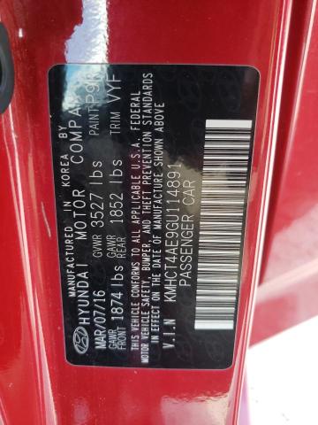 Photo 9 VIN: KMHCT4AE9GU114891 - HYUNDAI ACCENT SE 