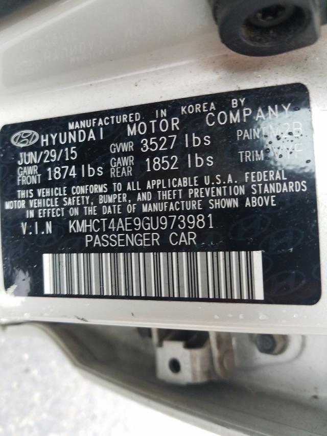 Photo 9 VIN: KMHCT4AE9GU973981 - HYUNDAI ACCENT SE 