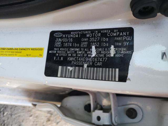 Photo 9 VIN: KMHCT4AE9HU167477 - HYUNDAI ACCENT SE 