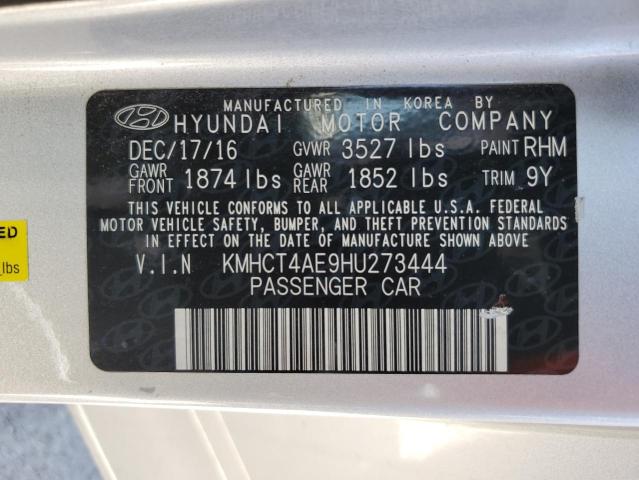 Photo 11 VIN: KMHCT4AE9HU273444 - HYUNDAI ACCENT 