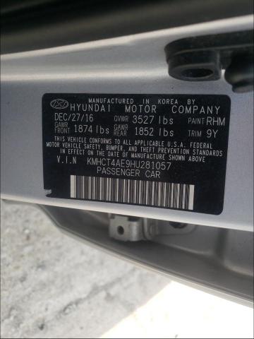 Photo 9 VIN: KMHCT4AE9HU281057 - HYUNDAI ACCENT SE 