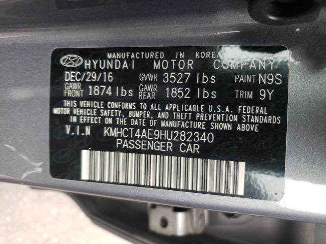 Photo 9 VIN: KMHCT4AE9HU282340 - HYUNDAI ACCENT SE 