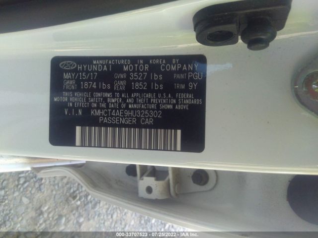 Photo 8 VIN: KMHCT4AE9HU325302 - HYUNDAI ACCENT 