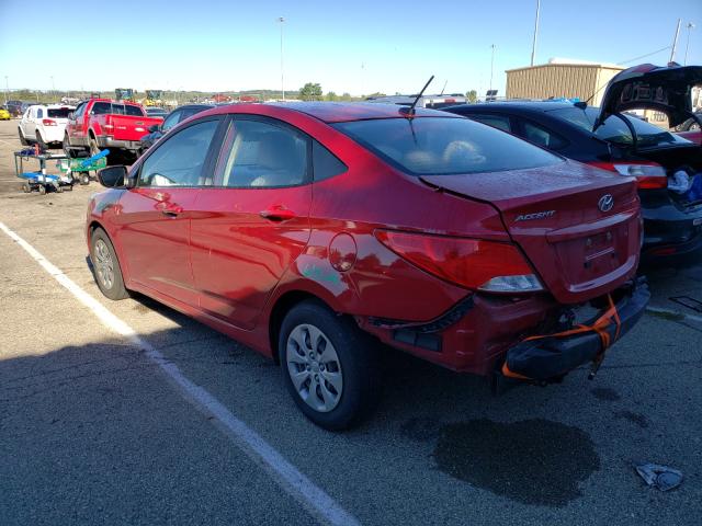 Photo 2 VIN: KMHCT4AE9HU342827 - HYUNDAI ACCENT SE 